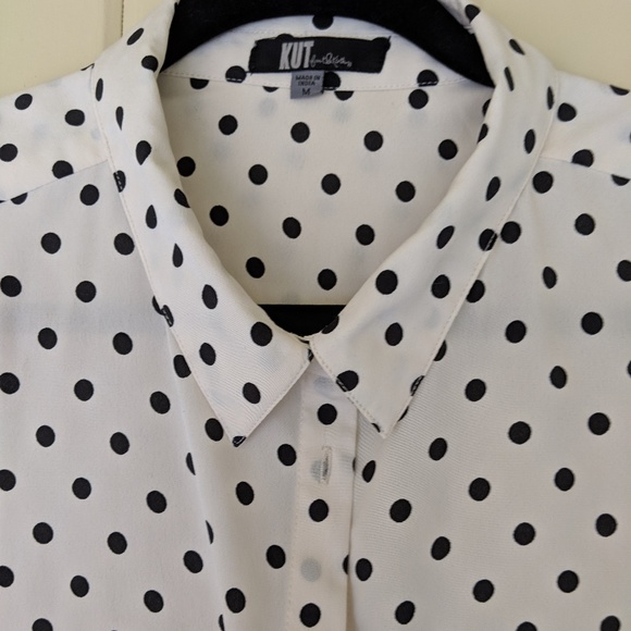 Polka dot button down - Picture 2 of 3